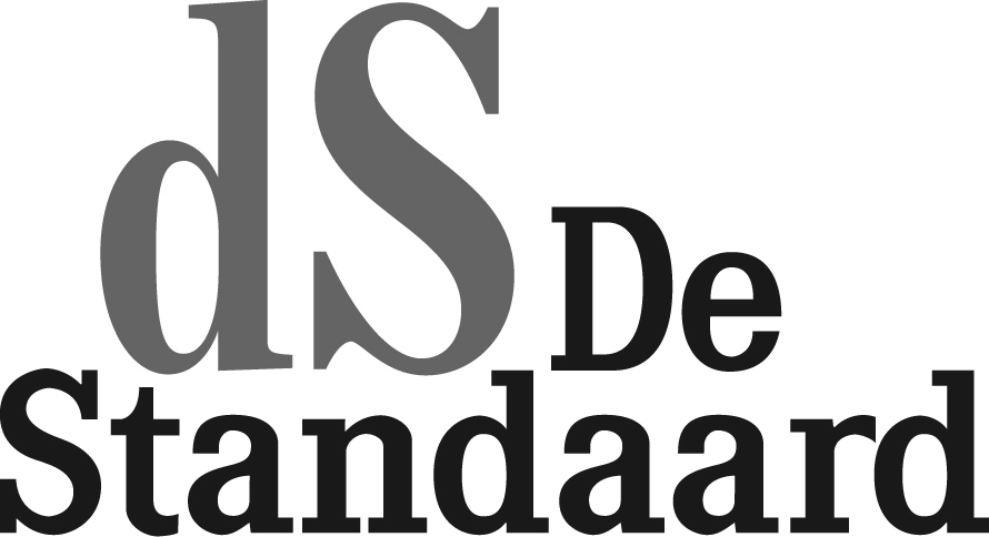 destandaard logo b&w